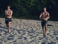 Training am Strand