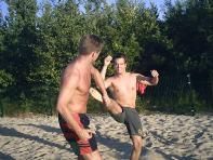 Training am Strand